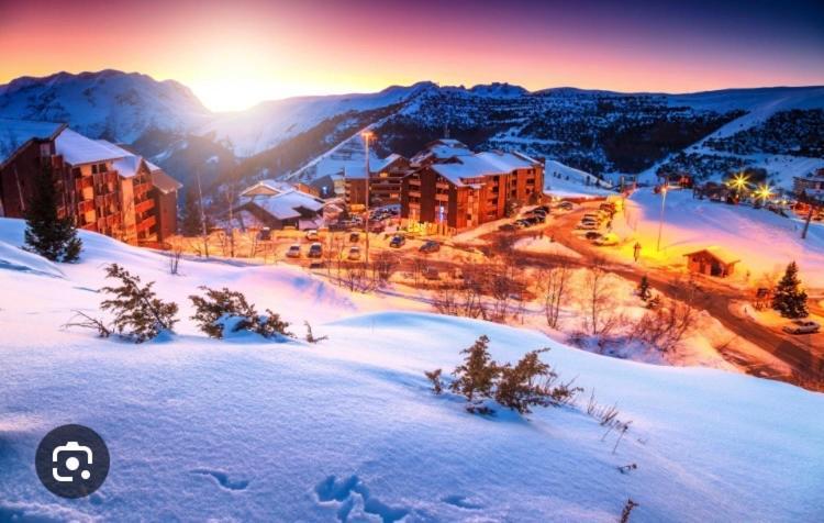 Sunny Studio 25 M2 Mountain View Balcony In Alpe D Huez District Eclose Alpe d'Huez Εξωτερικό φωτογραφία